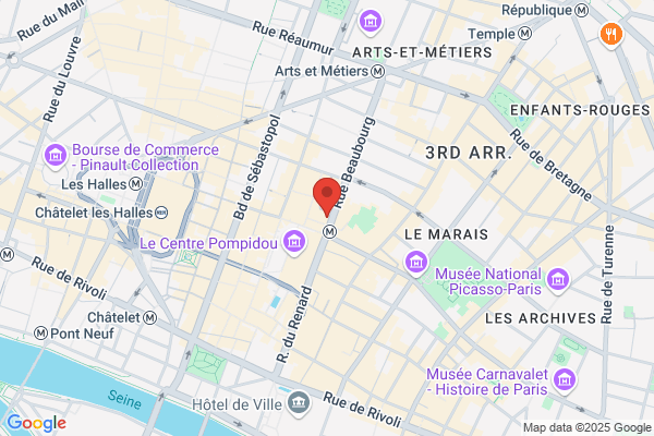 Parking Indigo Paris Beaubourg Horloge