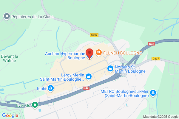 Auchan Piéton Boulogne/mer Navarin