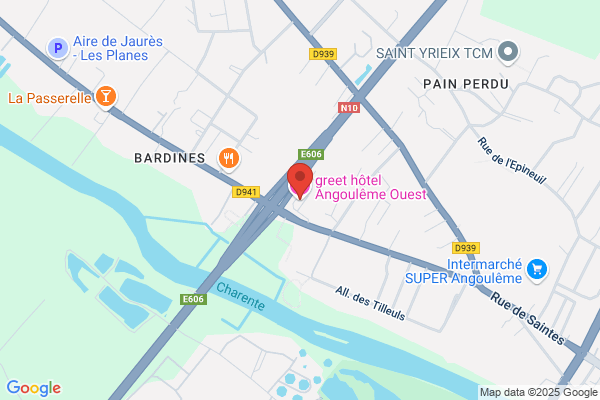 greet hôtel Angoulême Ouest