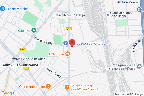 Yespark, location de parking au mois - Landy Fruitiers - Saint-Denis