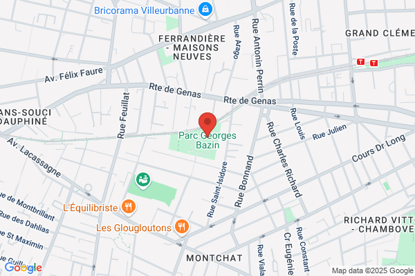 Yespark, location de parking au mois - Parc Georges Bazin - Lyon