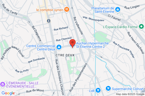 Auchan Piéton St Etienne Charles De Gaulle