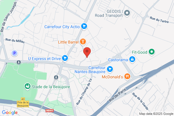 Yespark, location de parking au mois - Rue Eugénie Cotton - Nantes