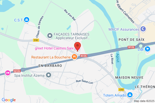 greet Hotel Castres Saix