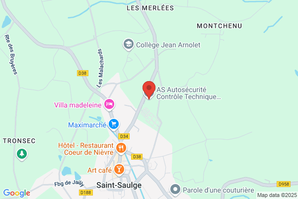 AS Autosécurité Contrôle Technique SAINT SAULGE