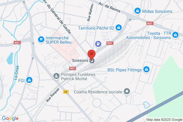 Avis Location Voiture - Gare Soissons