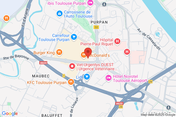 AS Autosécurité Contrôle Technique TOULOUSE – PURPAN  ROUTE DE BAYONNE (à côté du Mc Do)