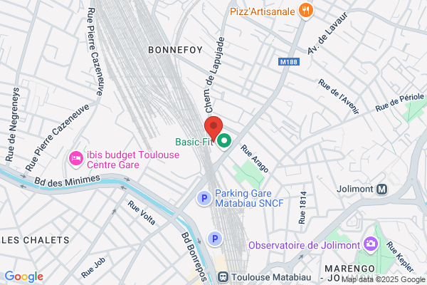 Yespark, location de parking au mois - Gare de Toulouse-Matabiau/Bonnefoy - Toulouse
