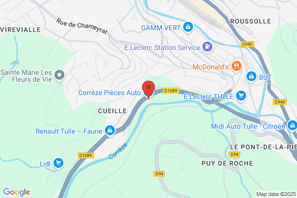 Correze Pieces Auto