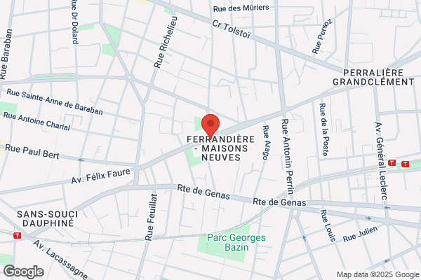 Yespark, location de parking au mois - Parc Nathalie Gautier - Villeurbanne