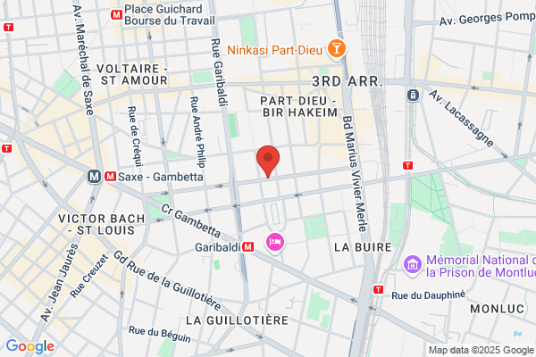 Yespark, location de parking au mois - Voltaire/Part Dieu Lyon 3 - Lyon