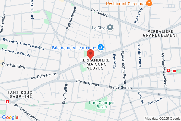Yespark, location de parking au mois - Parc Nathalie Gautier - Villeurbanne