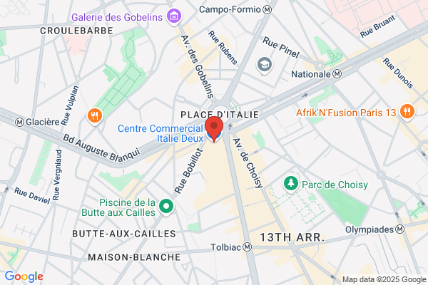 Yespark, location de parking au mois - Parking Paris - Centre commercial Italie 2 - place d'Italie