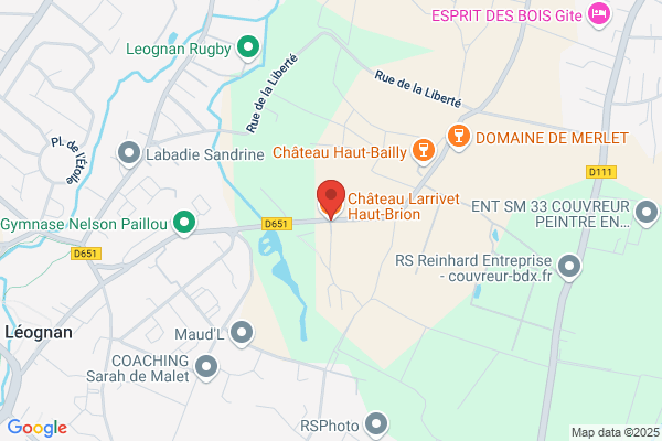 Chateau Larrivet Haut Brion Snc