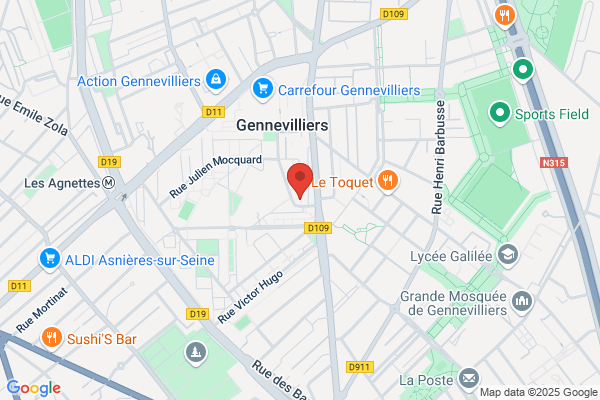 Yespark, location de parking au mois - Mairie de Gennevilliers - Parking Gennevilliers
