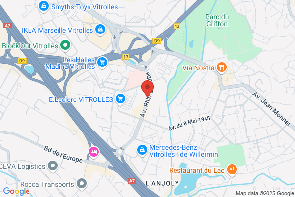 Yespark, location de parking au mois - Rue Jean Goujon - Vitrolles