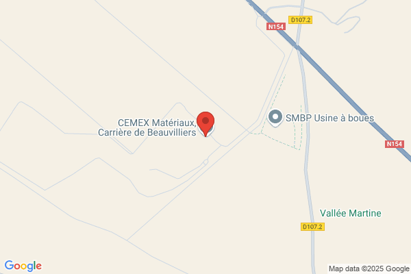CEMEX Matériaux,  Carrière de Beauvilliers