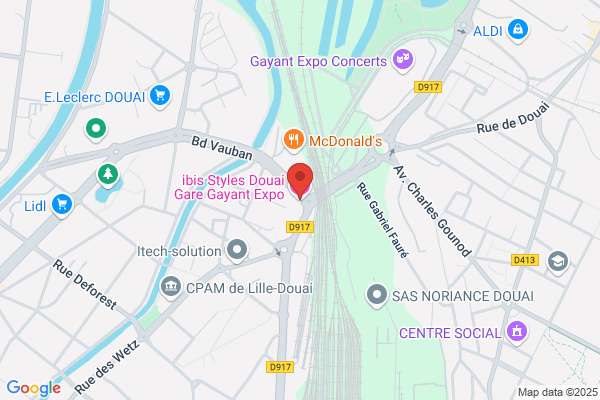 ibis Styles Douai Gare Gayant Expo